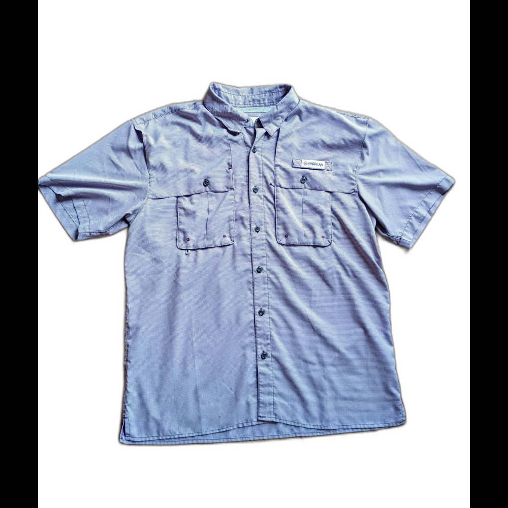 Magellan Outdoors Check Shirt Large Vented